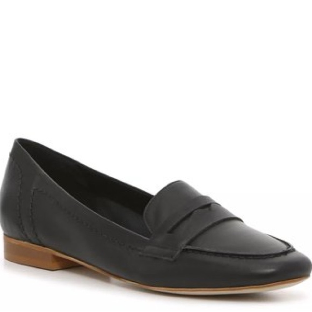 Coach and Four Black Leather Penny Loafers